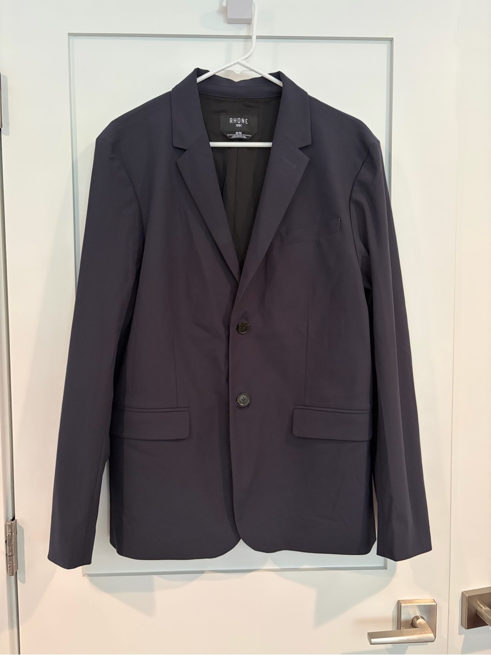 RHONE Men's Dark Navy Two-Button Sport Coat